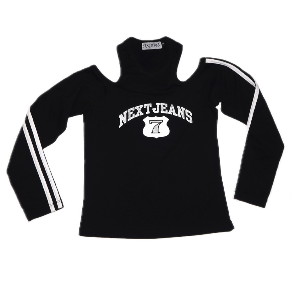 Vintage Y2K skater girl baby tee with cut out shoulders